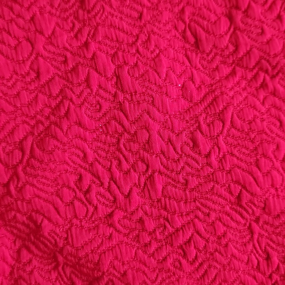 Zara Trafaluc Bold Red Textured Top - Picture 2 of 4